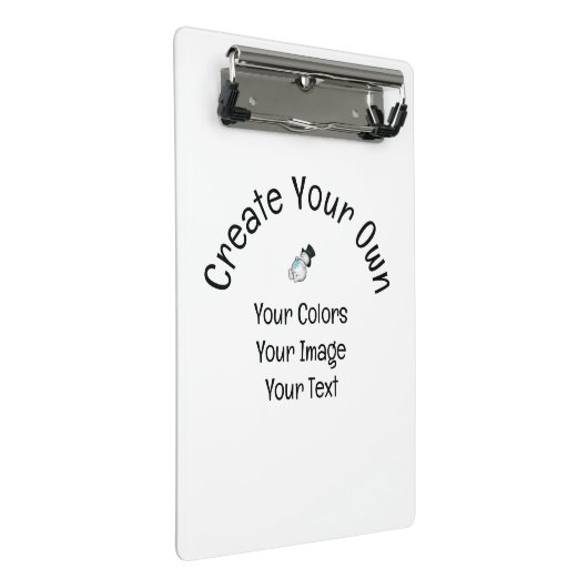 Creëer Uw eigen Aangepast Mini Klembord (Schuin)
