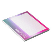 CREËER-UW-EIGEN Aangepast om uw ontwerpgoud te upl Notitieblok (Schuin)