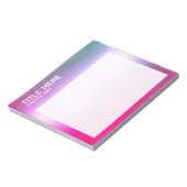 CREËER-UW-EIGEN Aangepast om uw ontwerpgoud te upl Notitieblok (Linkerzijde)