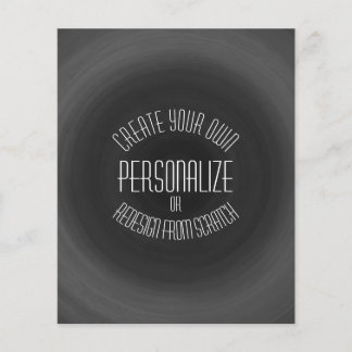 Creëer uw eigen — aangepast ontwerp flyer