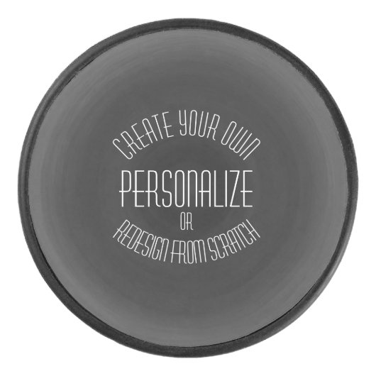 Creëer uw eigen — aangepast ontwerp hockey puck (Voorkant)