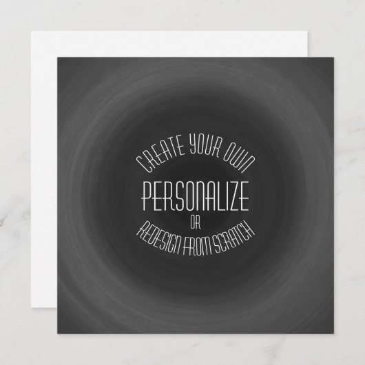 Creëer uw eigen — aangepast ontwerp kaart (Voorkant / Achterkant)