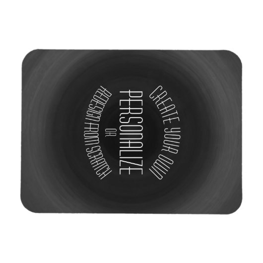 Creëer uw eigen — aangepast ontwerp magneet (Horizontaal)