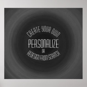 Creëer uw eigen — aangepast ontwerp poster