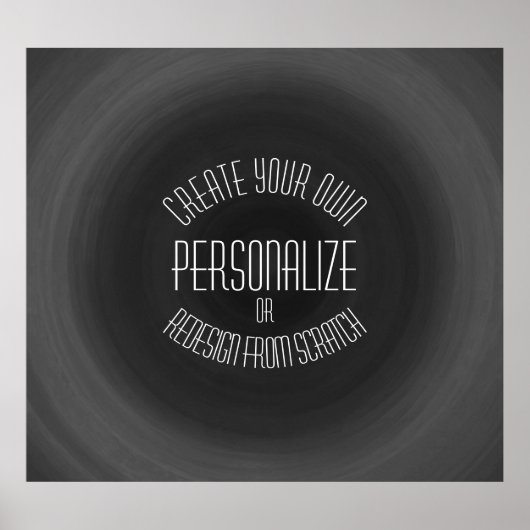 Creëer uw eigen — aangepast ontwerp poster (Voorkant)