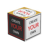 Creëer Uw eigen — Aangepast, op maat, foto/Aangepa Kubus (Achter hoekig)