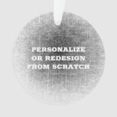 Creëer Uw eigen Aangepast Ornament (voorkant)