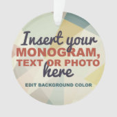 Creëer Uw eigen Aangepast Ornament (voorkant)