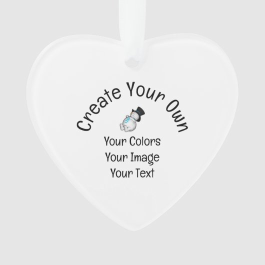 Creëer Uw eigen Aangepast Ornament (voorkant)