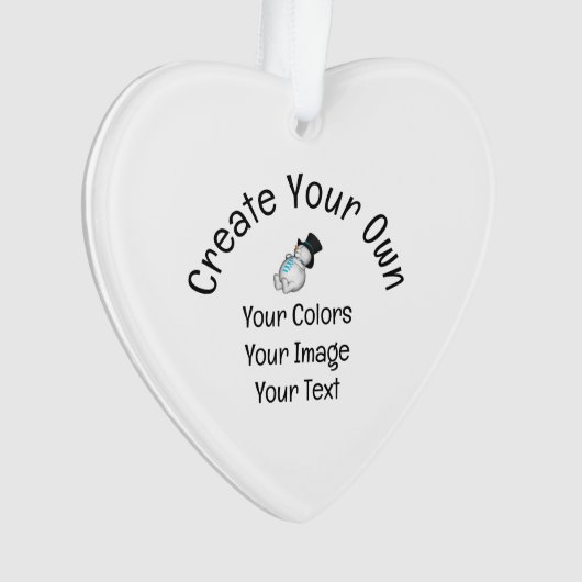 Creëer Uw eigen Aangepast Ornament (voorkant)