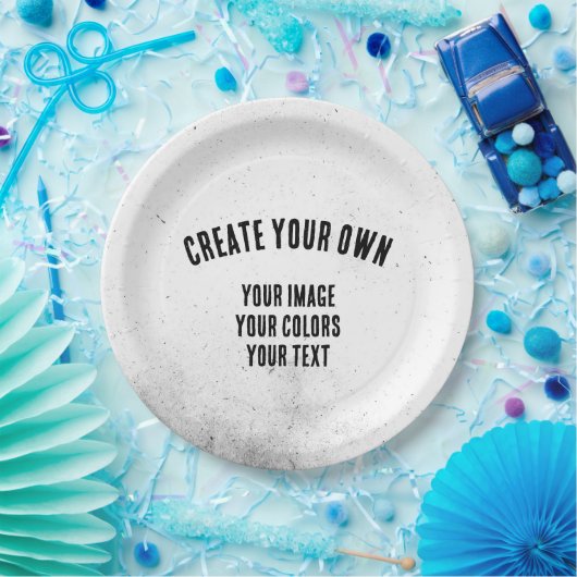 Creëer Uw eigen Aangepast Papieren Bordje (Feest)