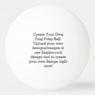Creëer Uw eigen Aangepast Pingpongbal