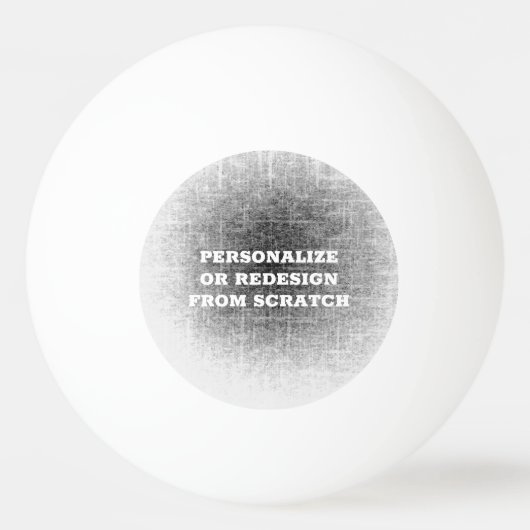Creëer Uw eigen Aangepast Pingpongbal (Voorkant)