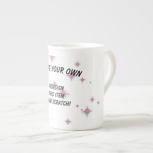 Creëer Uw eigen Aangepast Porselein Kop (Voorkant rechts)