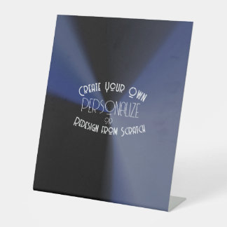 Creëer Uw eigen Aangepast Reclamebord Met Voetstuk