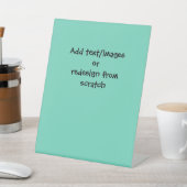 Creëer Uw eigen Aangepast Reclamebord Met Voetstuk (Insitu)