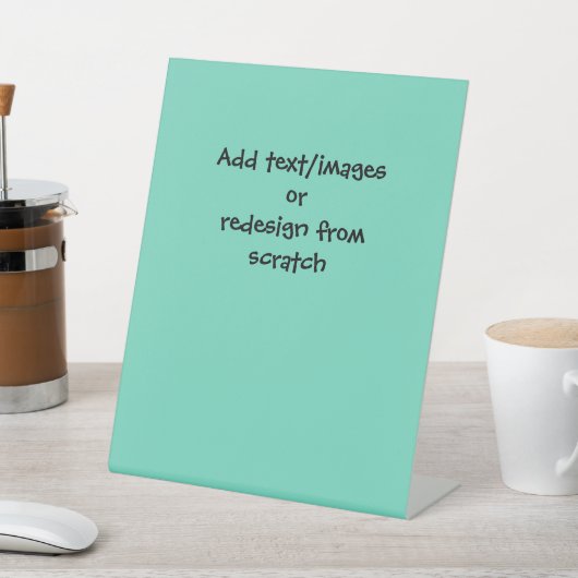 Creëer Uw eigen Aangepast Reclamebord Met Voetstuk (Insitu)