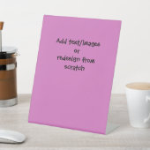 Creëer Uw eigen Aangepast Reclamebord Met Voetstuk (Insitu)