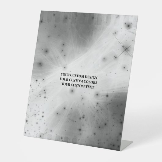 Creëer Uw eigen Aangepast Reclamebord Met Voetstuk (Voorkant)