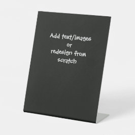 Creëer Uw eigen Aangepast Reclamebord Met Voetstuk