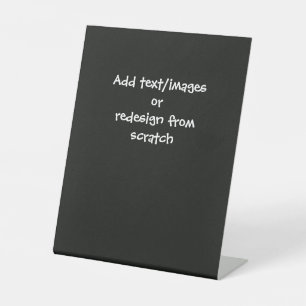 Creëer Uw eigen Aangepast Reclamebord Met Voetstuk