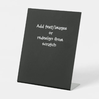 Creëer Uw eigen Aangepast Reclamebord Met Voetstuk