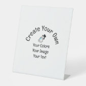 Creëer Uw eigen Aangepast Reclamebord Met Voetstuk (Voorkant)