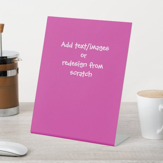 Creëer Uw eigen Aangepast Reclamebord Met Voetstuk (Insitu)