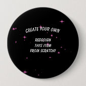 Creëer Uw eigen Aangepast Ronde Button 4,0 Cm (Voorkant)