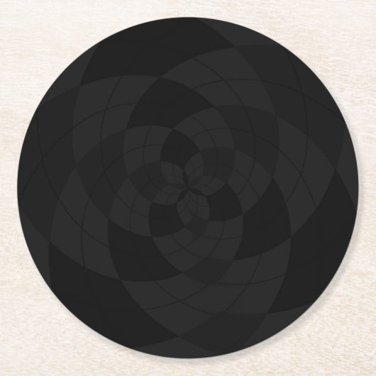 Creëer Uw eigen Aangepast Ronde Kartonnen Onderzetter (Voorkant)