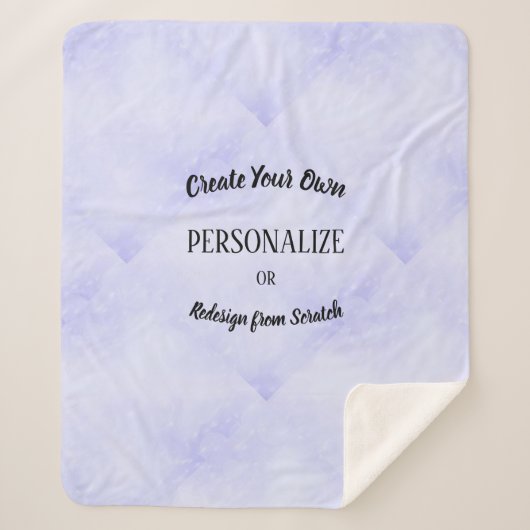 Creëer Uw eigen Aangepast Sherpa Deken (Voorkant)