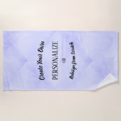 Creëer Uw eigen Aangepast Strandlaken (Voorkant)