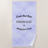 Creëer Uw eigen Aangepast Strandlaken (Voorkant)