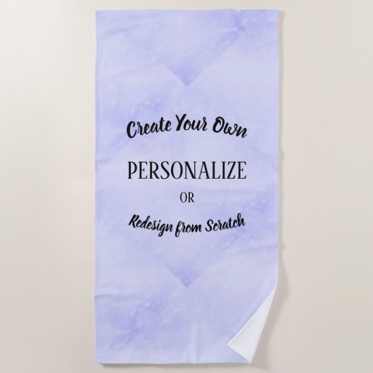 Creëer Uw eigen Aangepast Strandlaken (Voorkant)