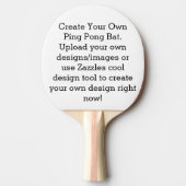 Creëer Uw eigen Aangepast Tafeltennisbatje (Voorkant)