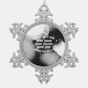 Creëer Uw eigen Aangepast Tin Sneeuwvlok Ornament