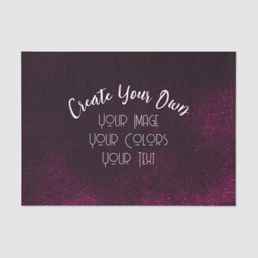 Creëer Uw eigen Aangepast Tissuepapier (Voorkant)