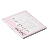 CREËER-UW-EIGEN Aangepast uploadt uw ontwerpdo-lij Notitieblok (Schuin)