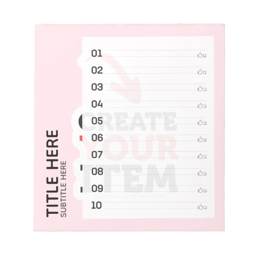 CREËER-UW-EIGEN Aangepast uploadt uw ontwerpdo-lij Notitieblok (Voorkant)