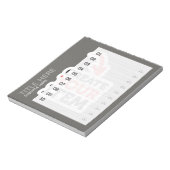 CREËER-UW-EIGEN Aangepast uploadt uw ontwerpdo-lij Notitieblok (Linkerzijde)