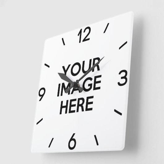 Creëer Uw eigen Aangepast Vierkante Klok (Hoek)