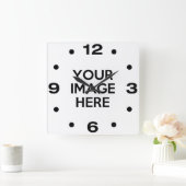 Creëer Uw eigen Aangepast Vierkante Klok (Huis)