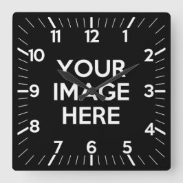 Creëer Uw eigen Aangepast Vierkante Klok