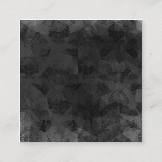 Creëer Uw eigen Aangepast Vierkante Visitekaartje (Achterkant)