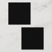 Creëer Uw eigen Aangepast Vierkante Visitekaartje (Voorkant / Achterkant)