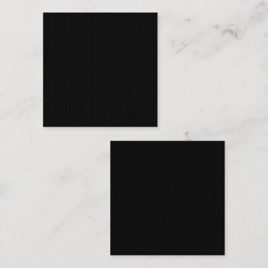 Creëer Uw eigen Aangepast Vierkante Visitekaartje (Voorkant / Achterkant)