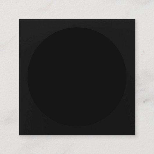 Creëer Uw eigen Aangepast Vierkante Visitekaartje (Achterkant)