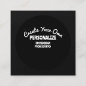 Creëer Uw eigen Aangepast Vierkante Visitekaartje (Voorkant)