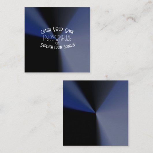 Creëer Uw eigen Aangepast Vierkante Visitekaartje (Voorkant / Achterkant)