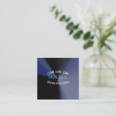 Creëer Uw eigen Aangepast Vierkante Visitekaartje (Staand voorkant)